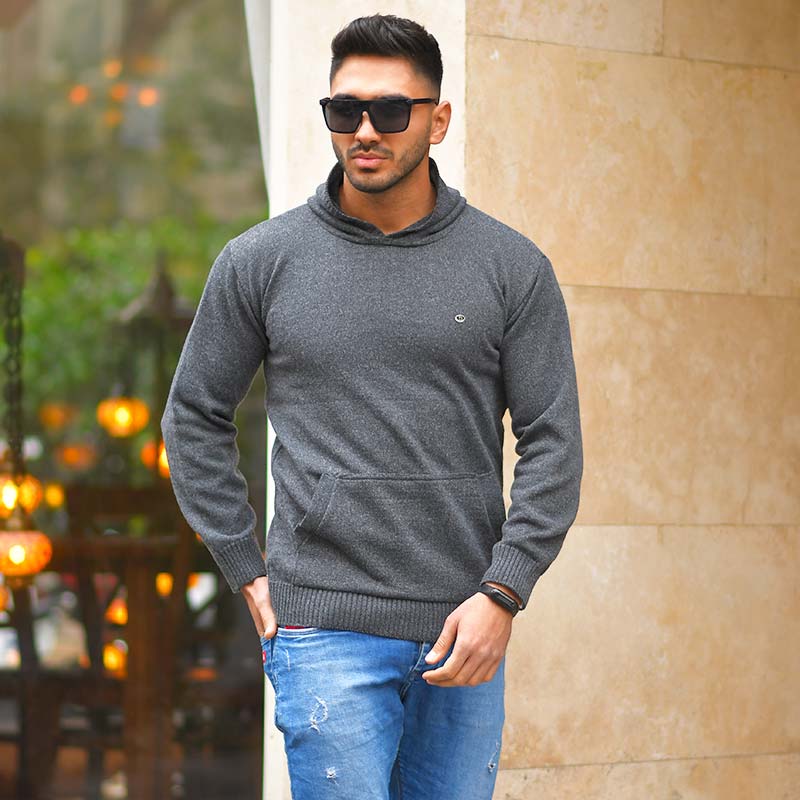 هودی بافت مردانه مدل Zanko