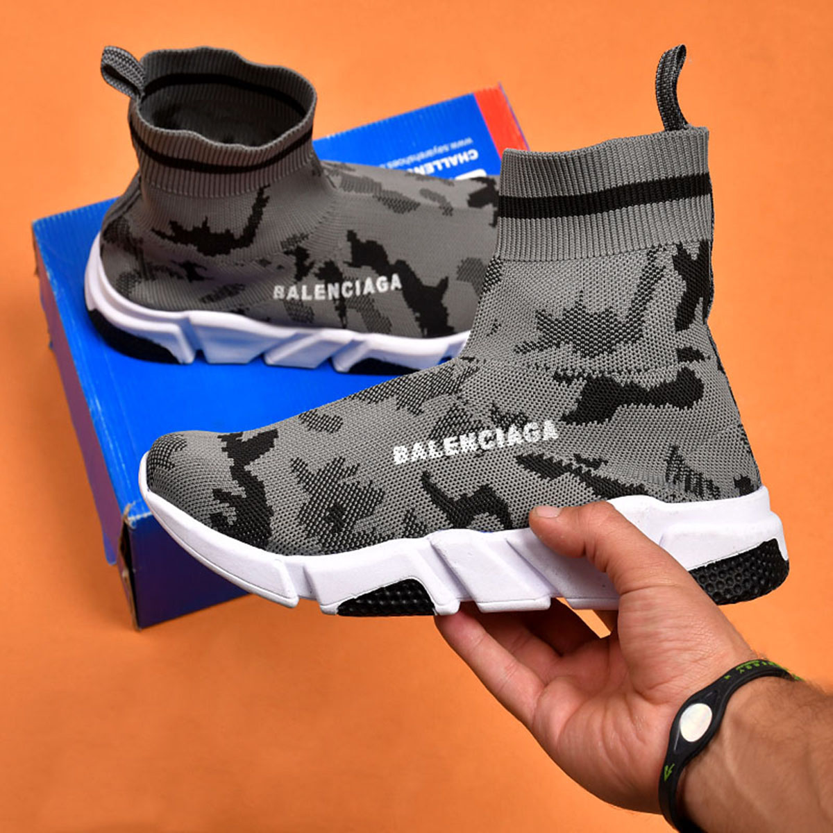 کفش ساقدار مردانه بالنسیاگا چریکی