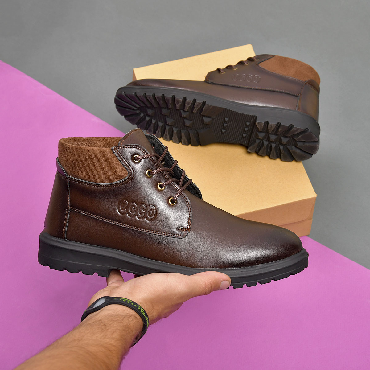 كفش ساقدار مردانه مدل Amy