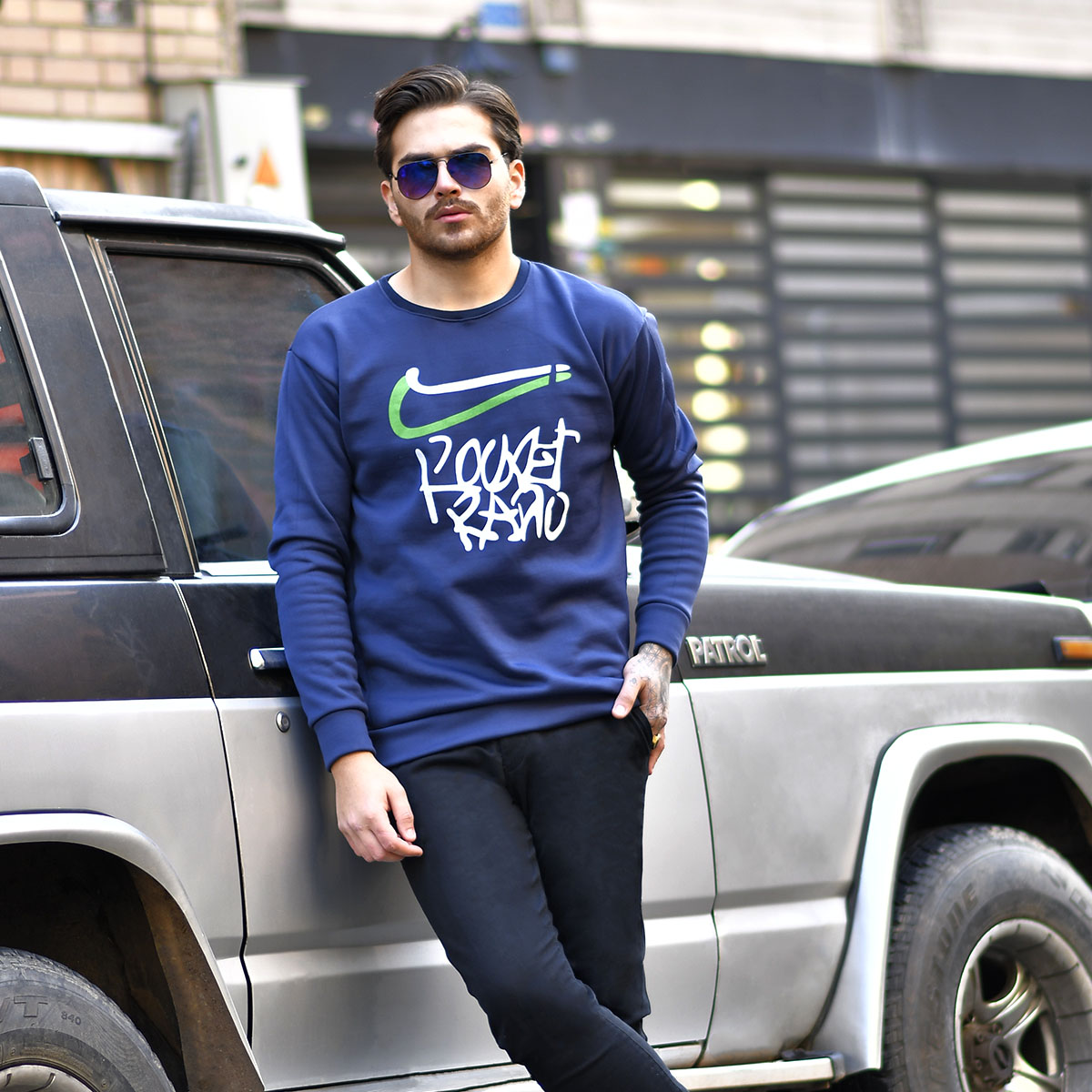 پلیور تو کرکی مردانه مدلRARO