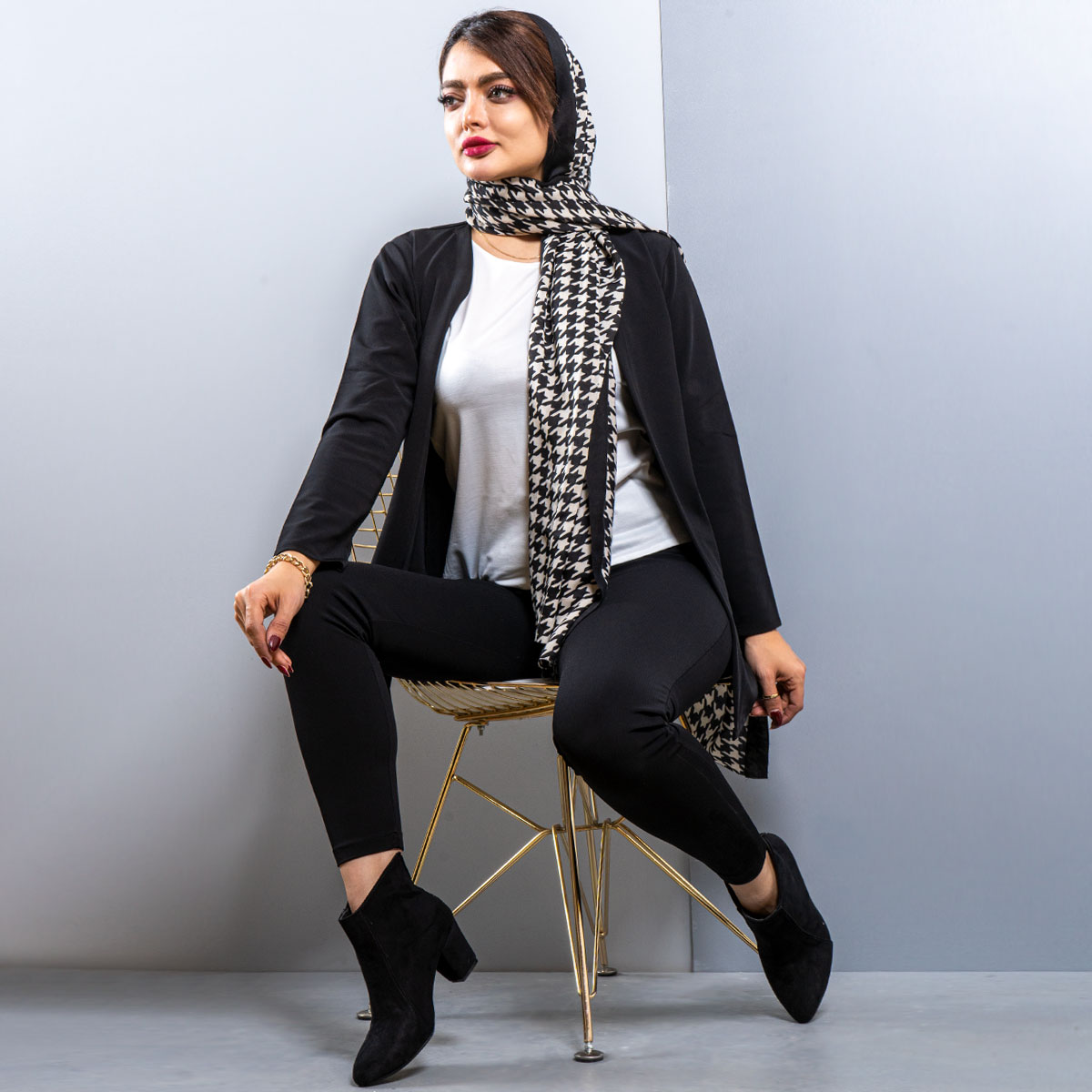 ست سه تيك كت شلوار تاپ janata