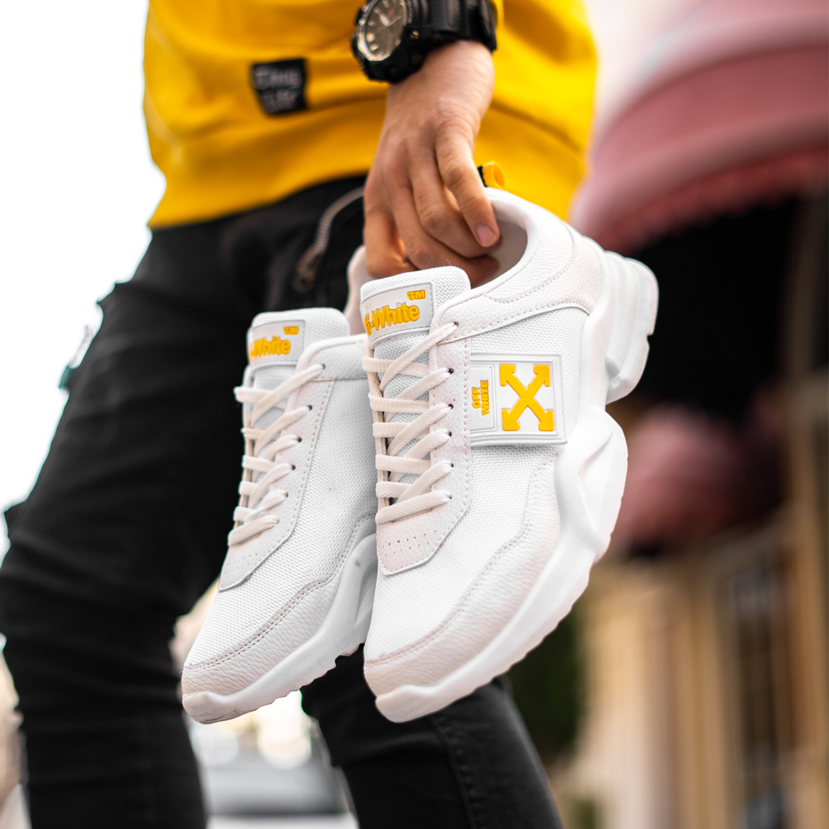 کفش ورزشی مردانه اف وایت سفیدمدلNamit