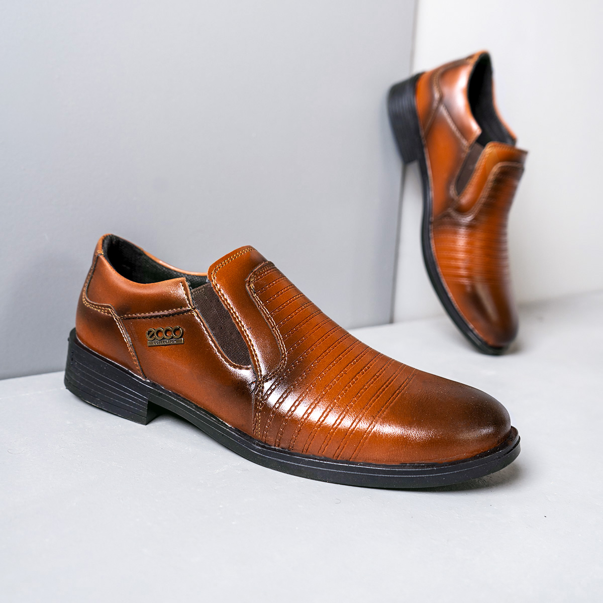 کفش ecco مردانه قهوه ای مدل Vinsert