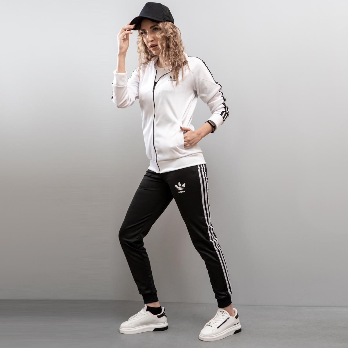 ست سوئیشرت شلوارadidas دخترانه مدل Razel