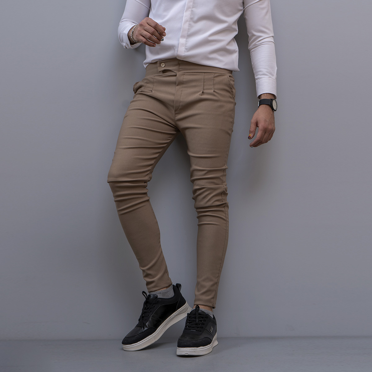 شلوار اسلش مردانه ARIF (قهوه ای)