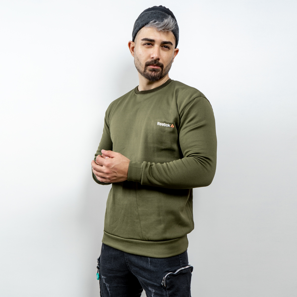 پلیور تو کرکی مردانه سبزمدل Zaniar