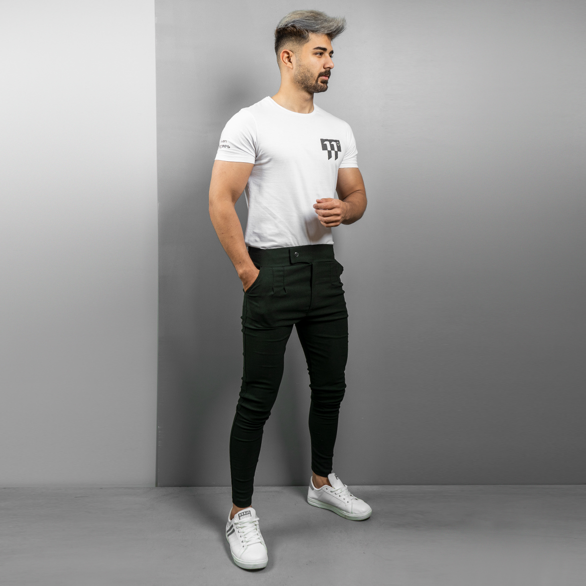 شلوار اسلش مردانه ARIF (سبز یشمی)