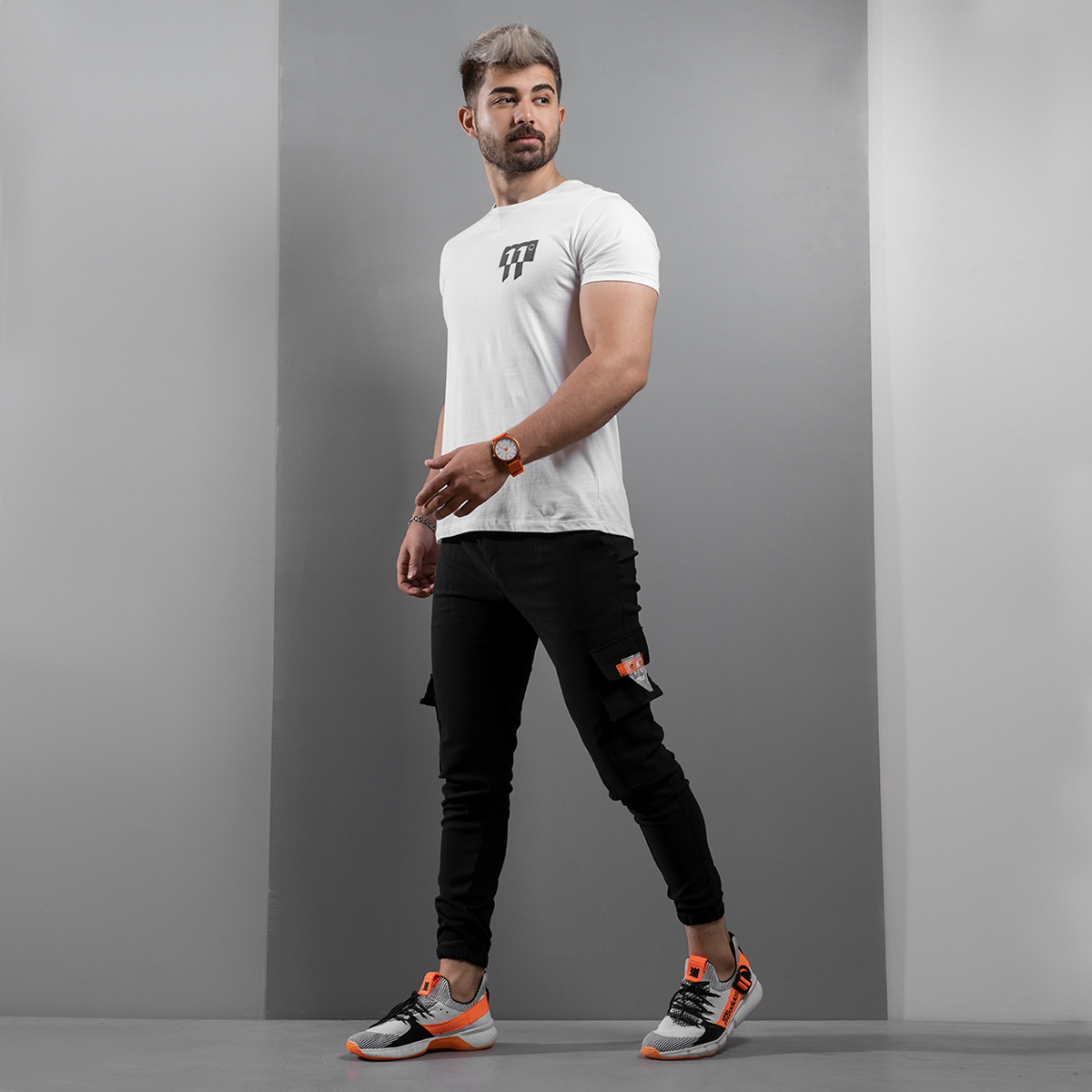 شلوار اسلش مردانه مشكي مدل Morgan