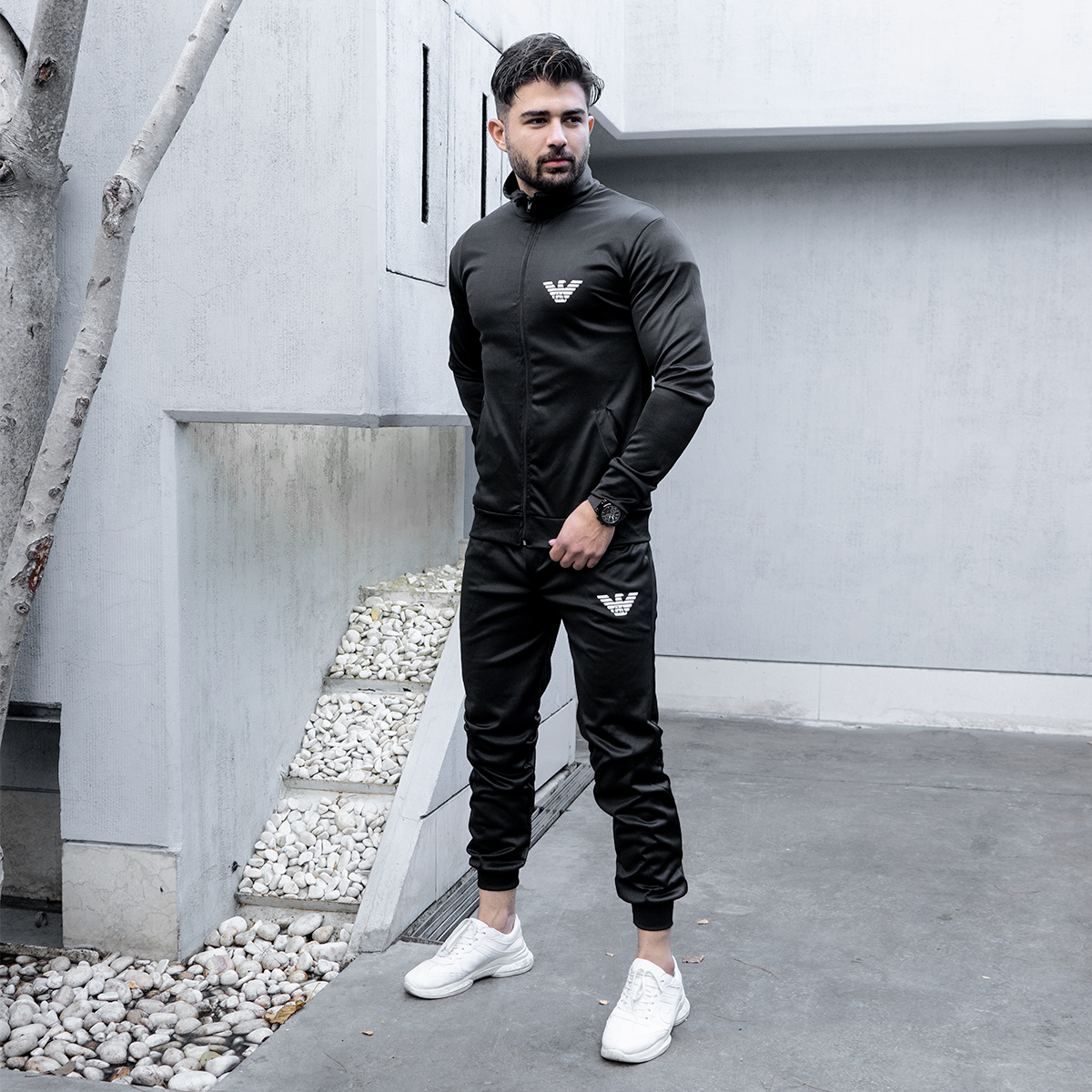 ست سوییشرت شلوار مردانه طرحGA مدل Betam