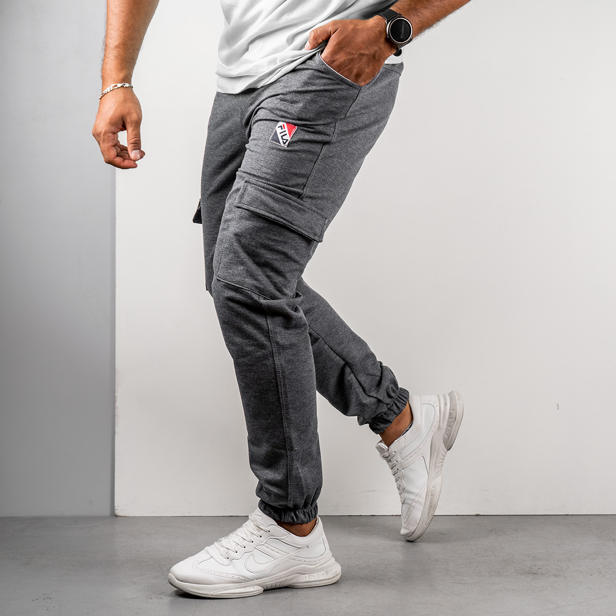 شلوار مردانه ذغالی مدل Ramel(T)