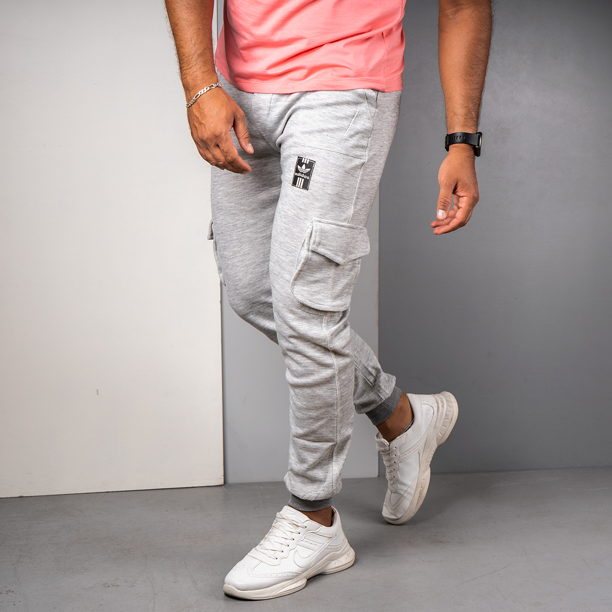 شلوار مردانه سفید مدل Ramel(T)