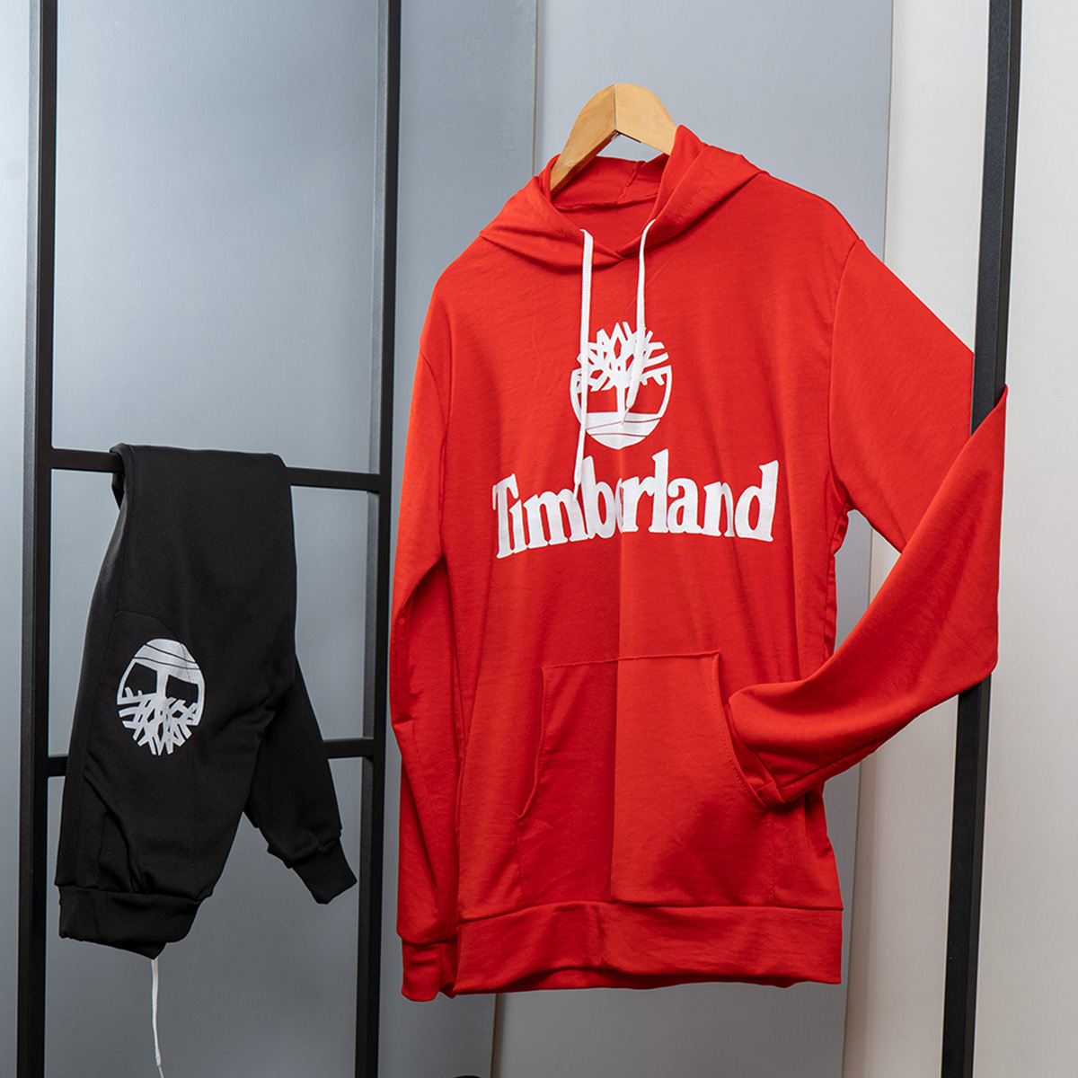 ست هودی شلوار timberland مردانه مدل Z116