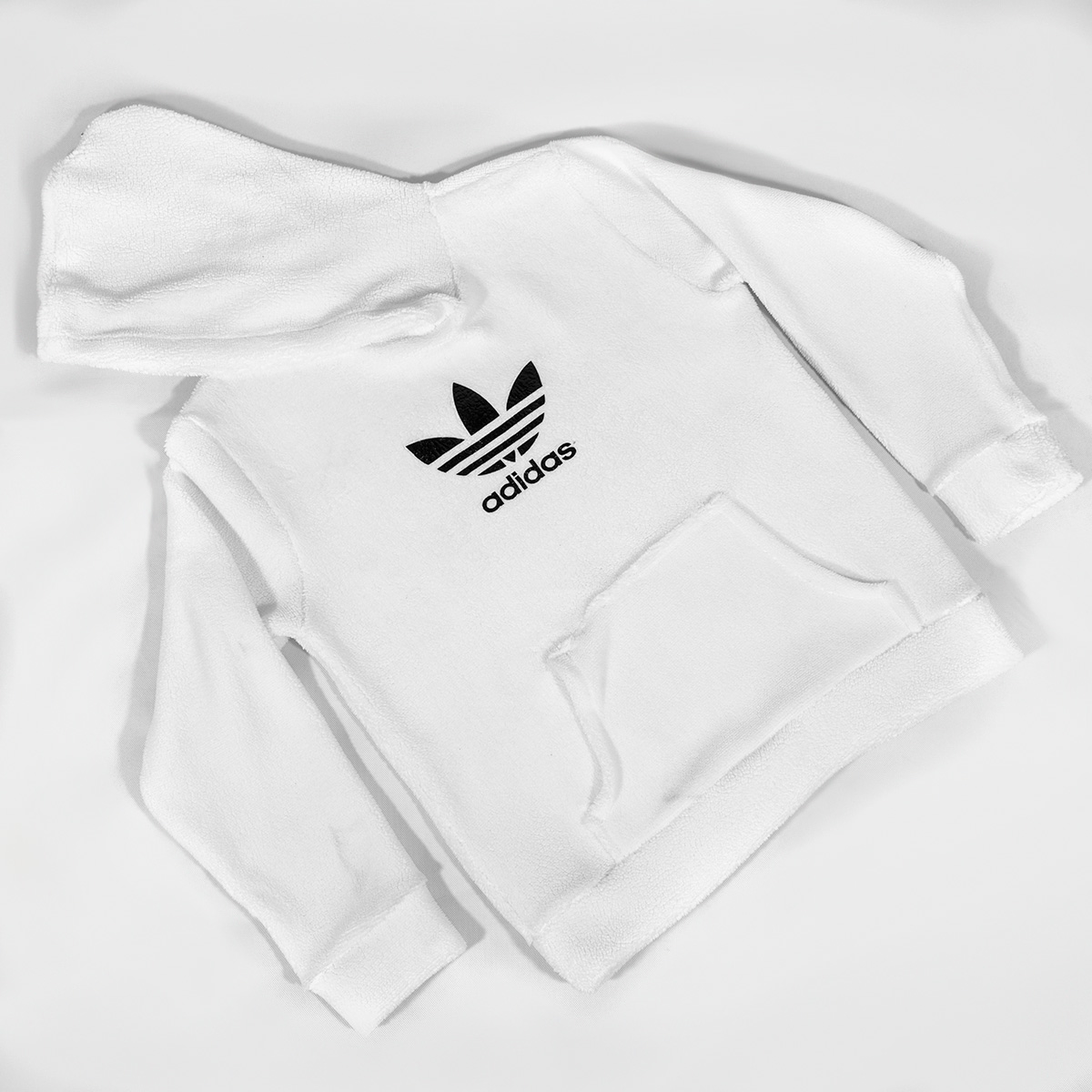 هودی کلاه دار حوله ای مدل adidas