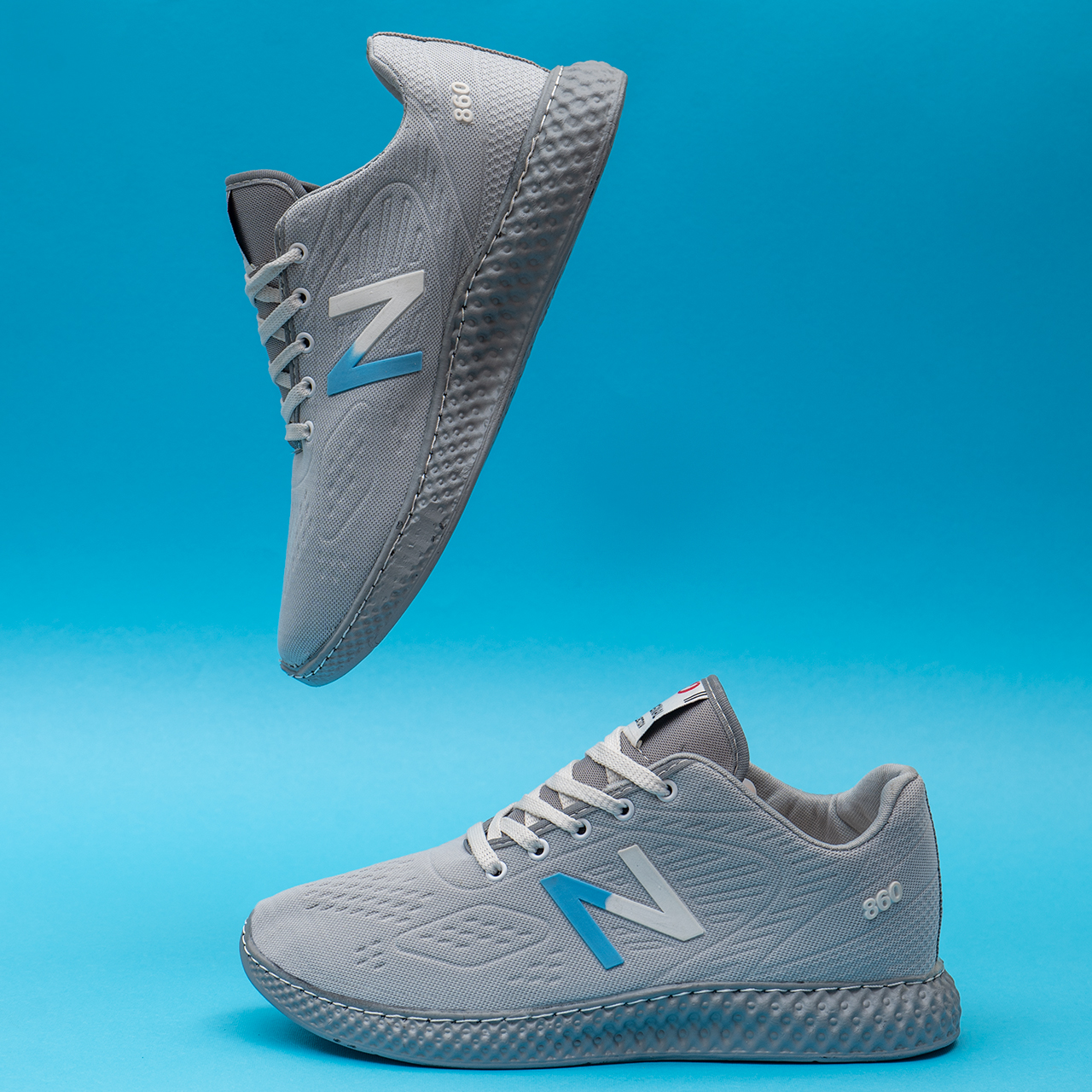 کفش مردانه طرح نیوبالانس طوسی مدل Mani(T)