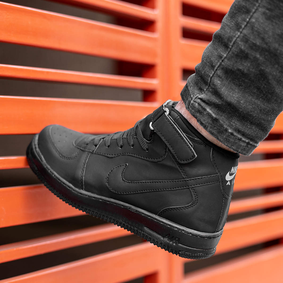 کفش ساقدارمردانه Nike Airمشکی مدل Force