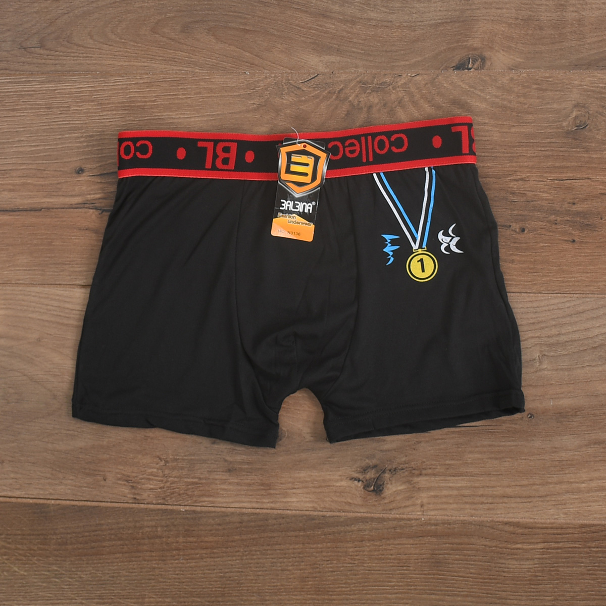 شورت نیم پا مشکی(T) مدل N313(T)