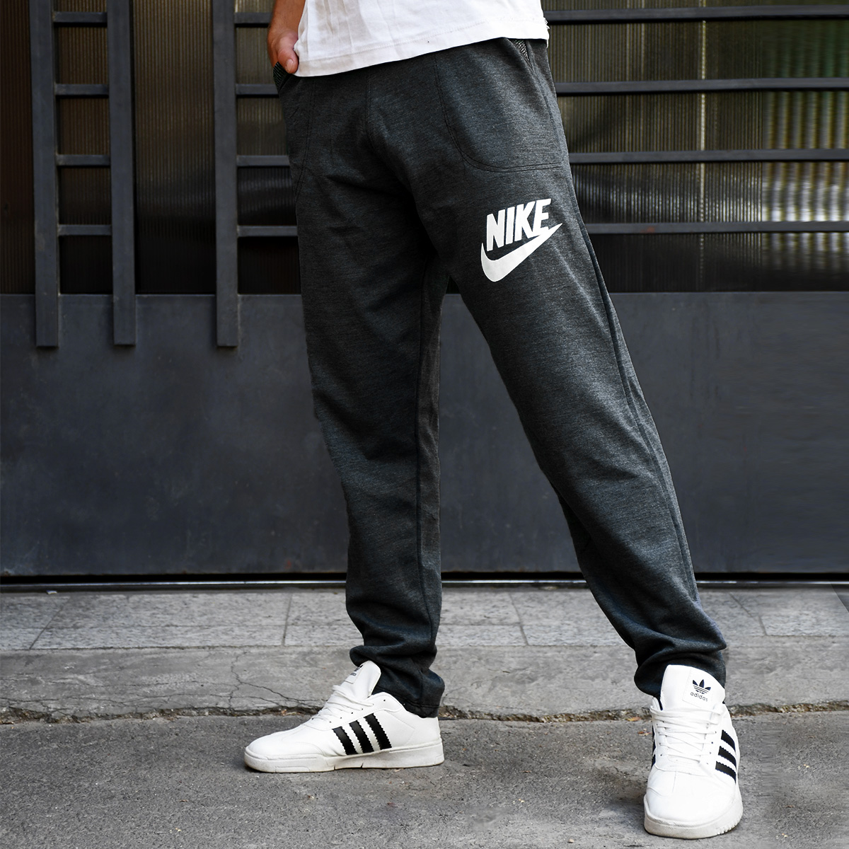 شلوار اسلش(T) مردانه نایک ذغالی مدل MP60