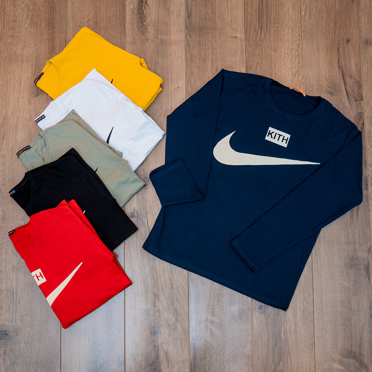 تیشرت آستین بلندمردانه Nike سبز مدل A77