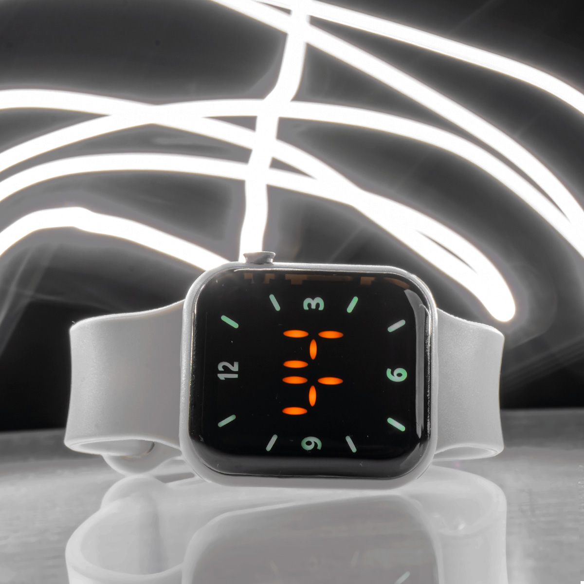 ساعت LED طوسی مدل W800