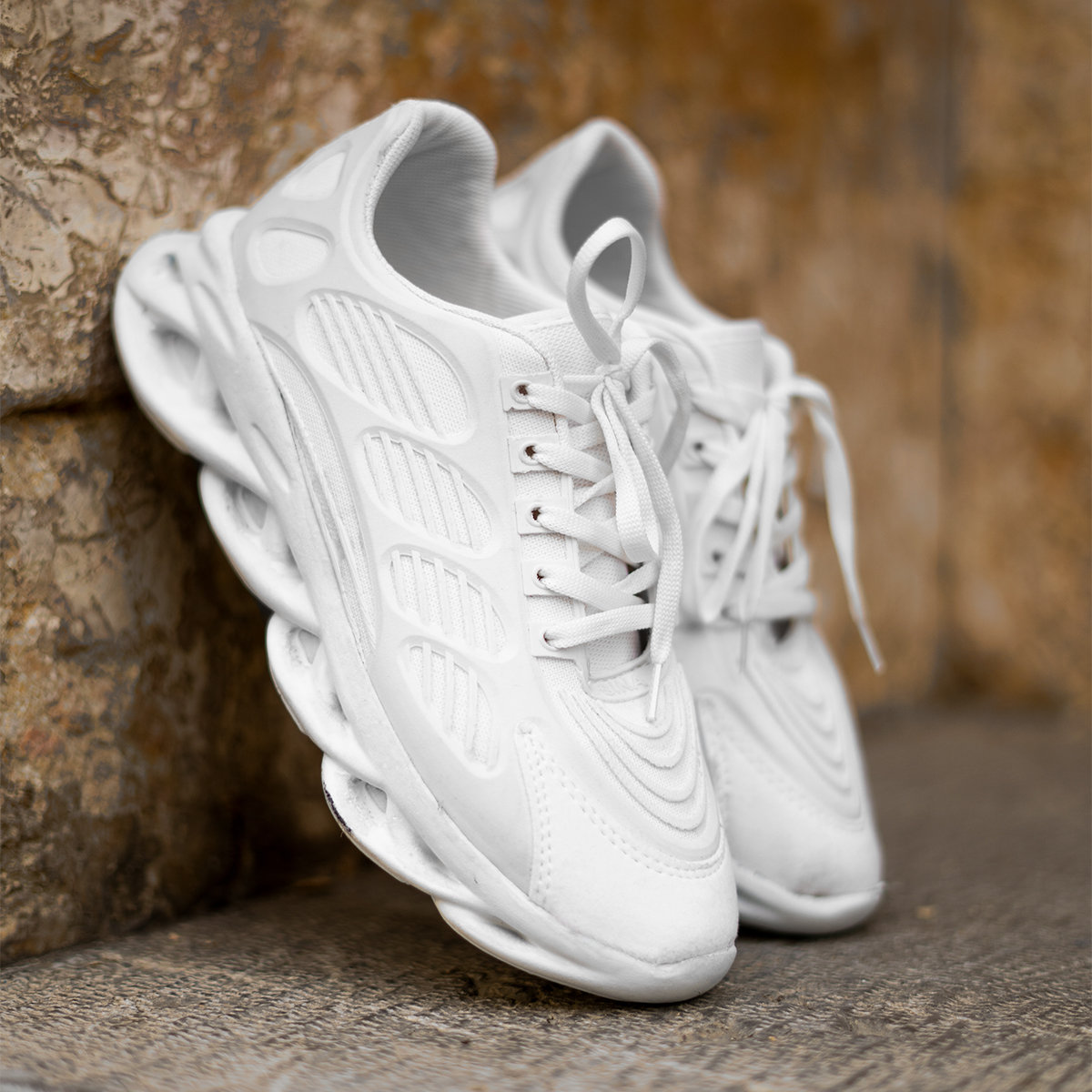 کفش ورزشی دخترانه سفید مدل Sanam