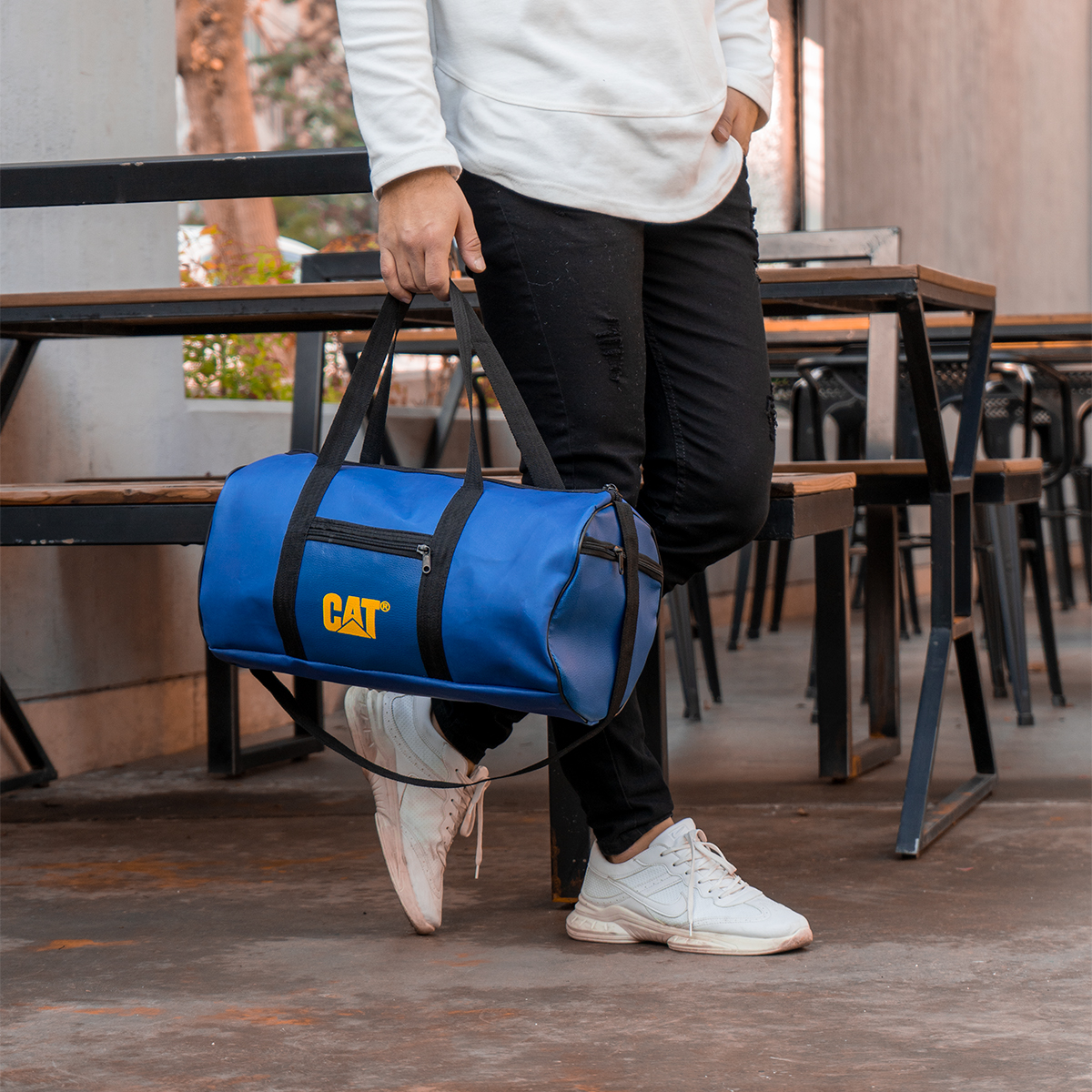 ساک ورزشی Cat آبی مدل Pilar