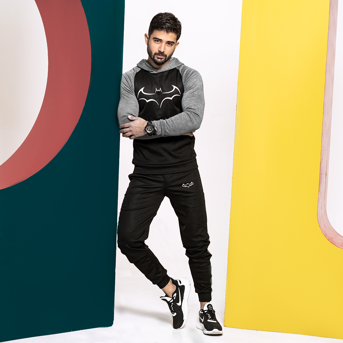 ست هودی شلوار مردانه مدل Batman