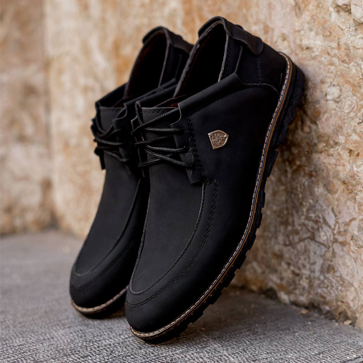 کفش مشکی مردانه مدل Yamin