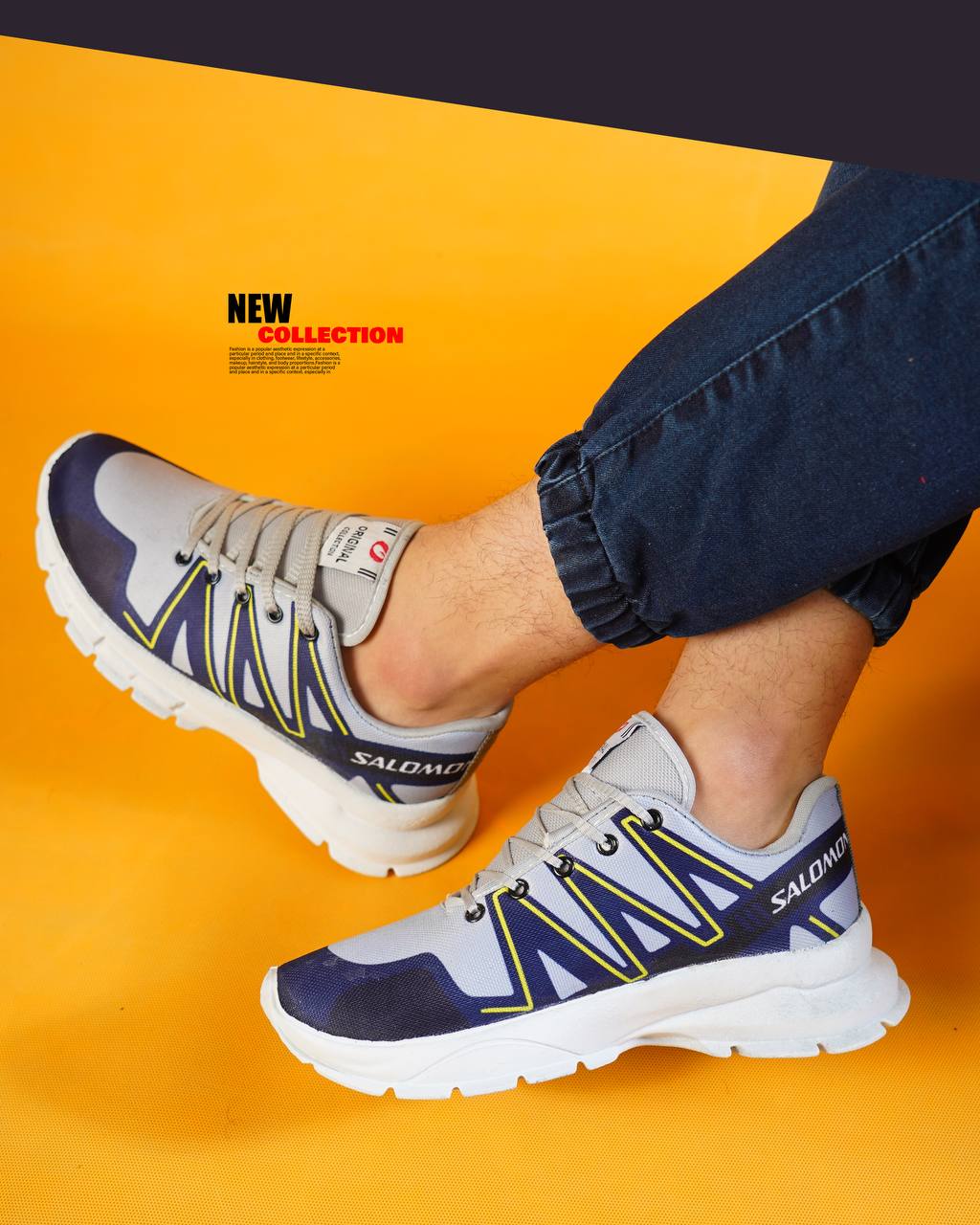 کفش ورزشی Salomon مردانه طوسی آبی مدلPadra