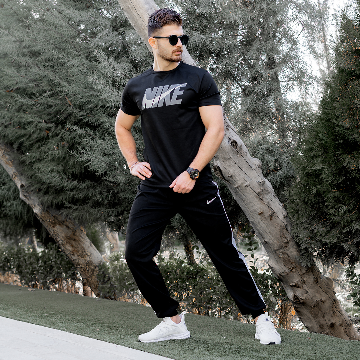 ست تیشرت شلوار نایک مردانه مدلAmor