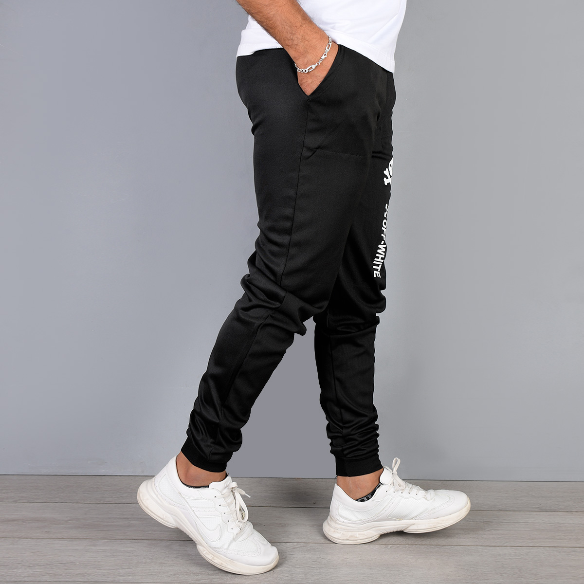 شلوار اسلش (T) مردانه مدل Offwhite