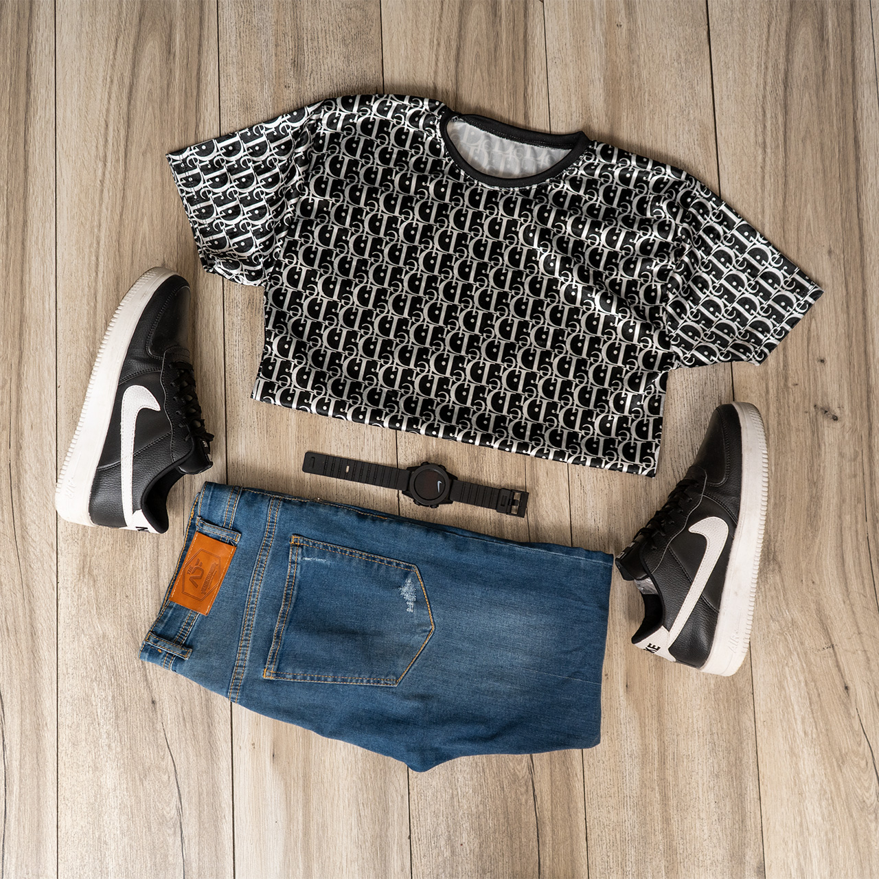 تیشرت مخمل Dior مردانه مدل D88