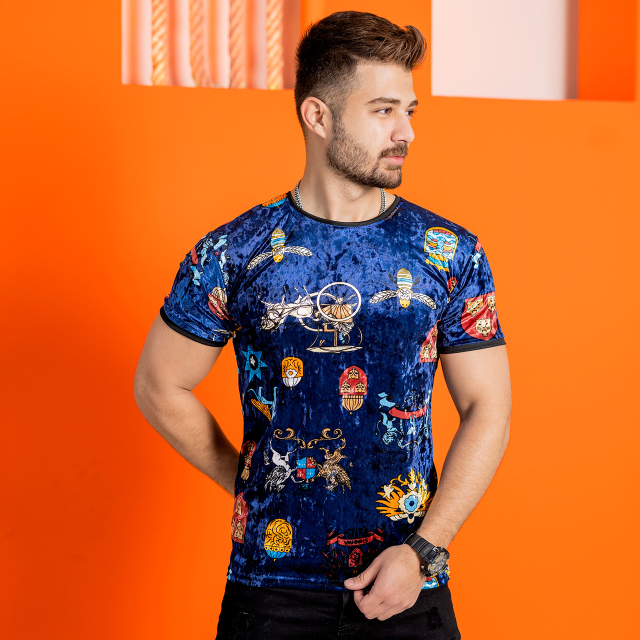 تیشرت مخمل مردانه مدلgota