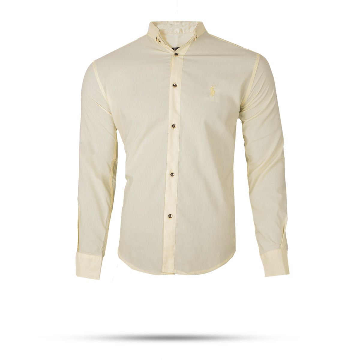 پیراهن مردانه زرد مدل VQ