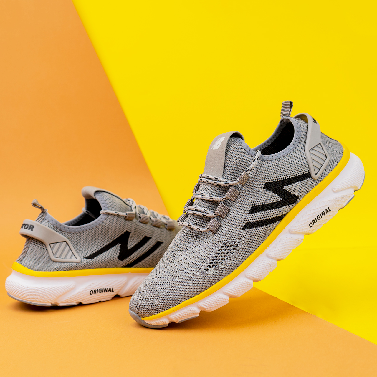 کفش ورزشی مردانه نیو بالانس طوسی مدل ZN008