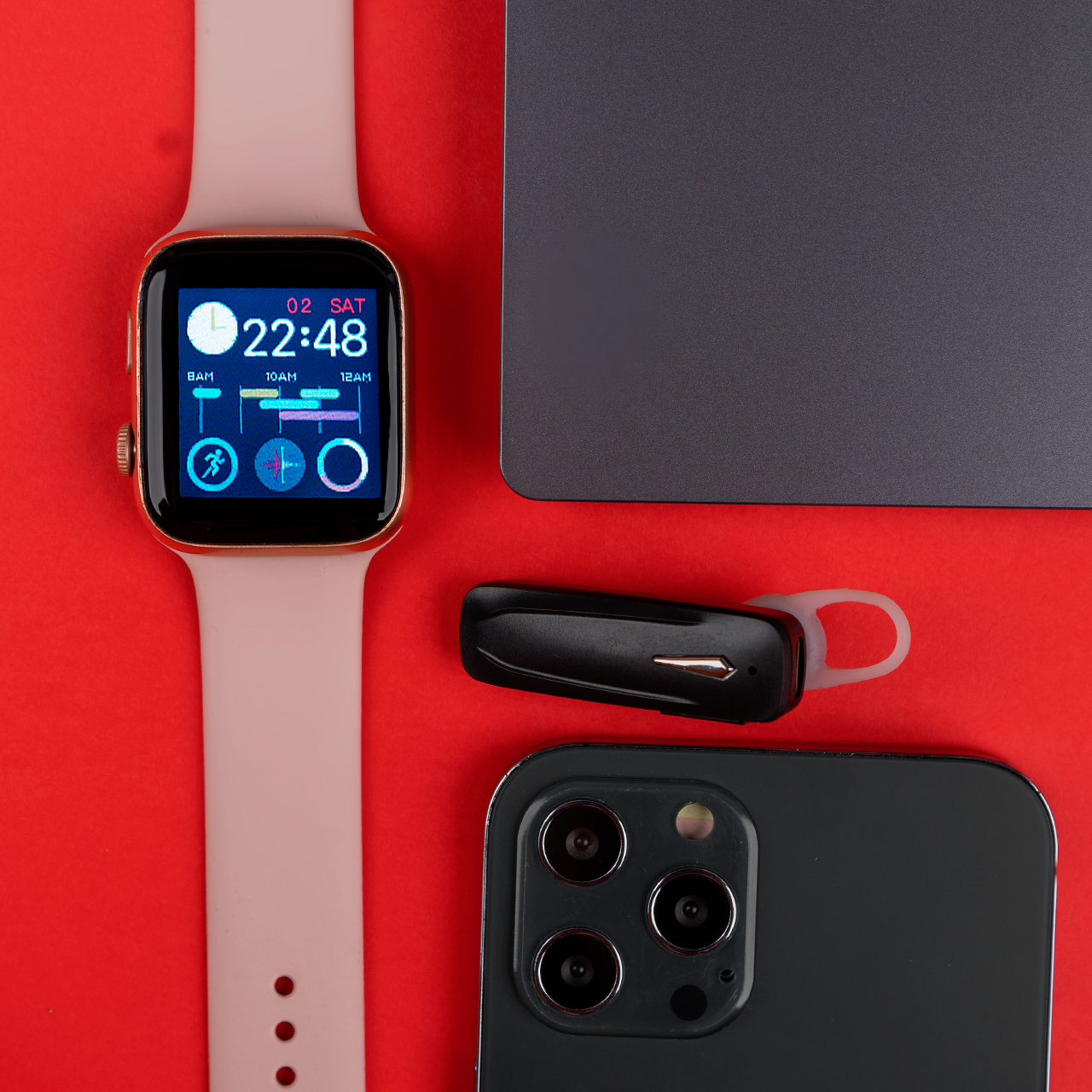 پکیج هندزفری بلوتوث HCWY-HZساعت هوشمند T500