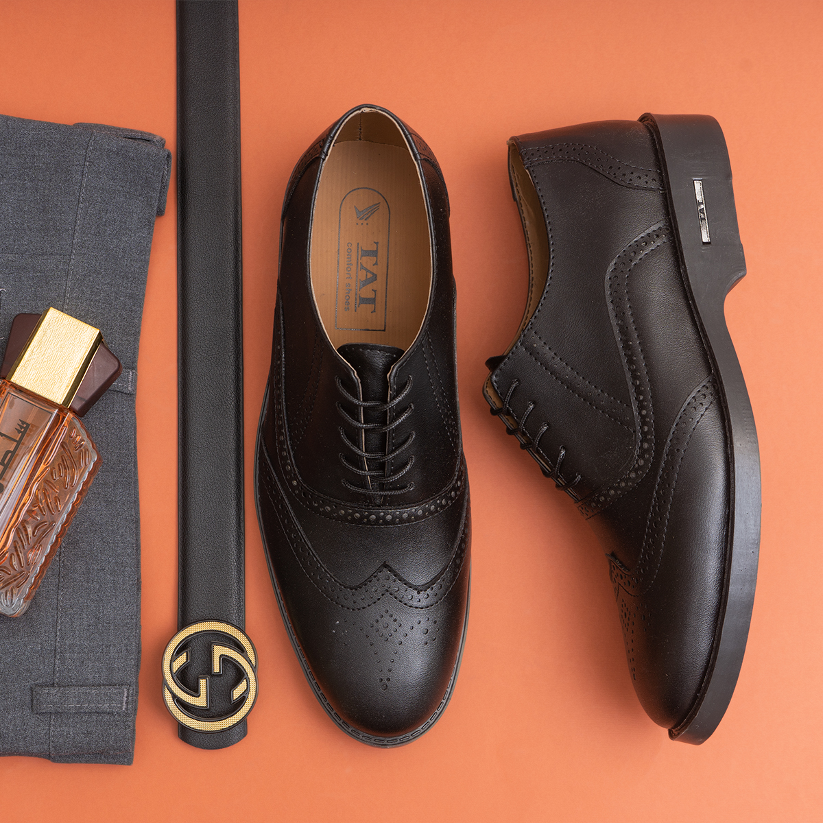 کفش رسمی مردانه مشکی Farham