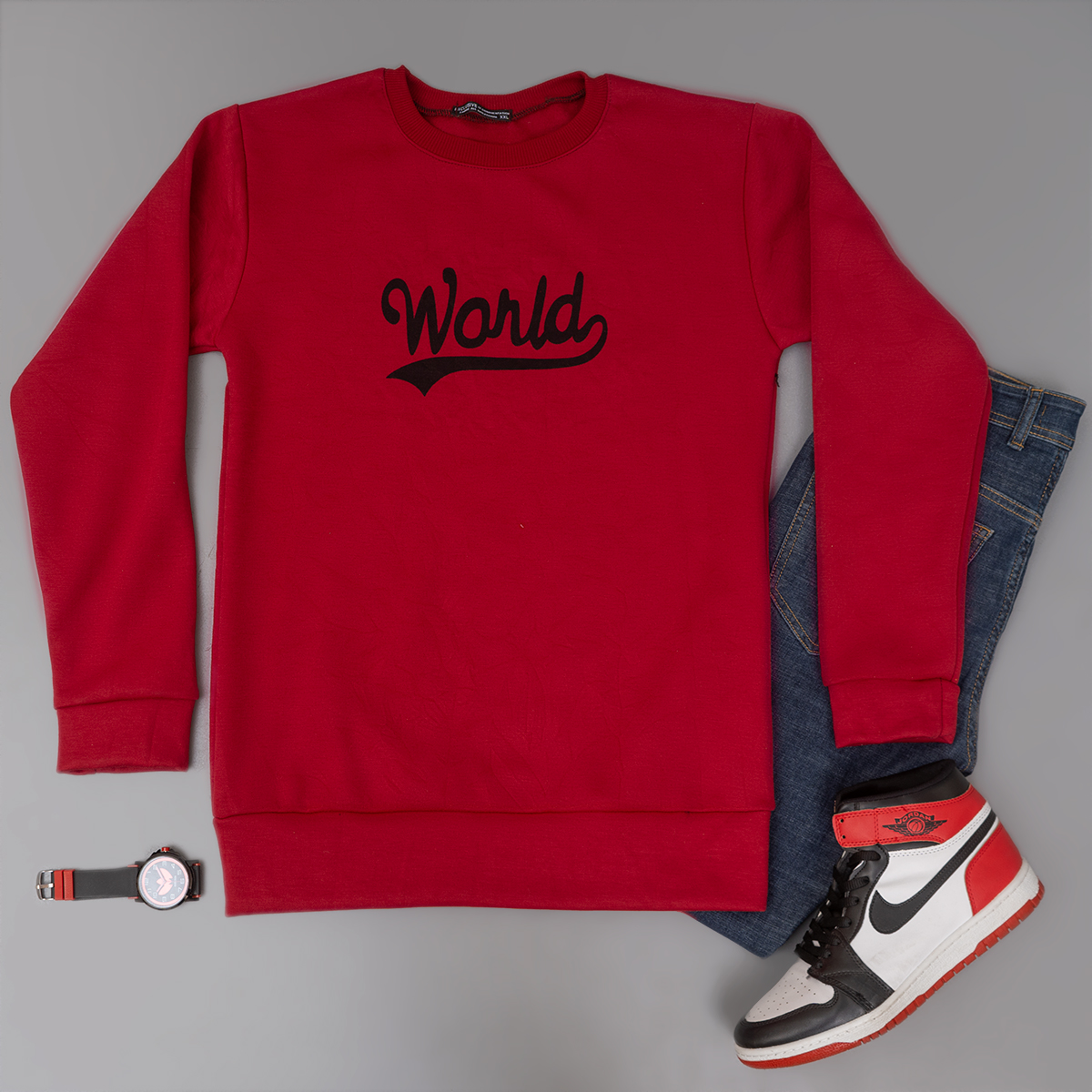 دورس مردانه زرشکی مدل World