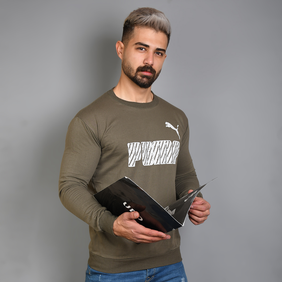 دورس مردانه Puma سبز مدل varan