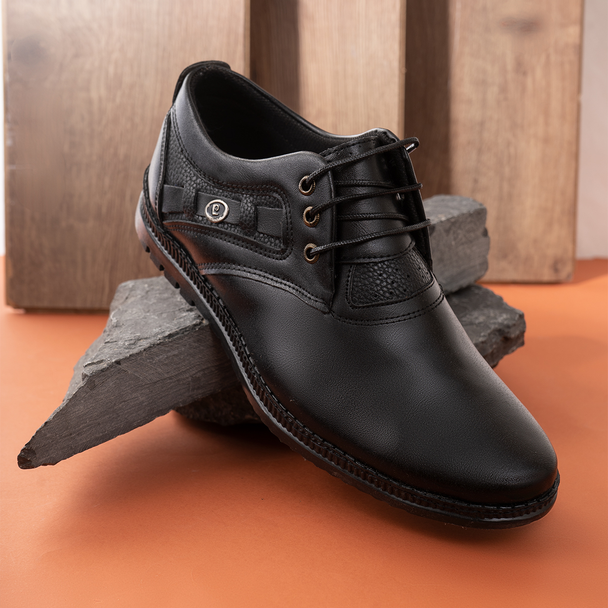 کفش رسمی مردانه مشکی مدل Balino