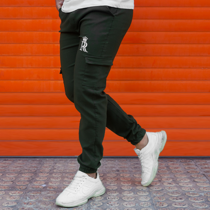 شلوار اسلش سبز مردانه مدل R15