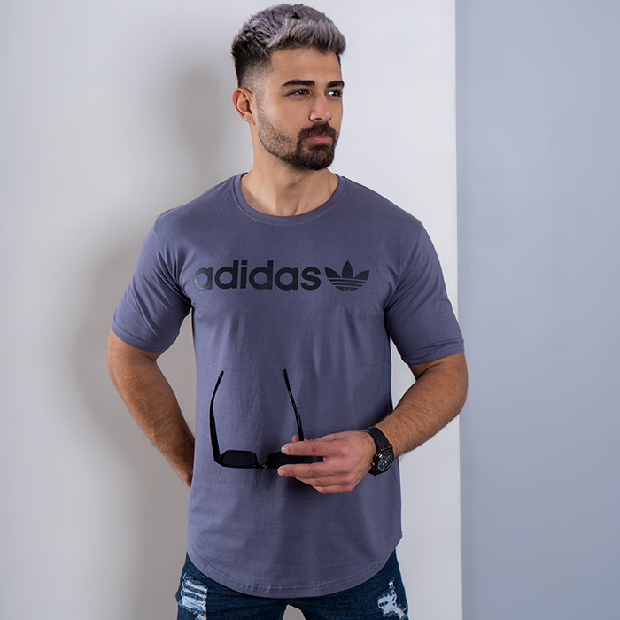 تیشرت مردانه ADIDAS طوسی مدل TENO