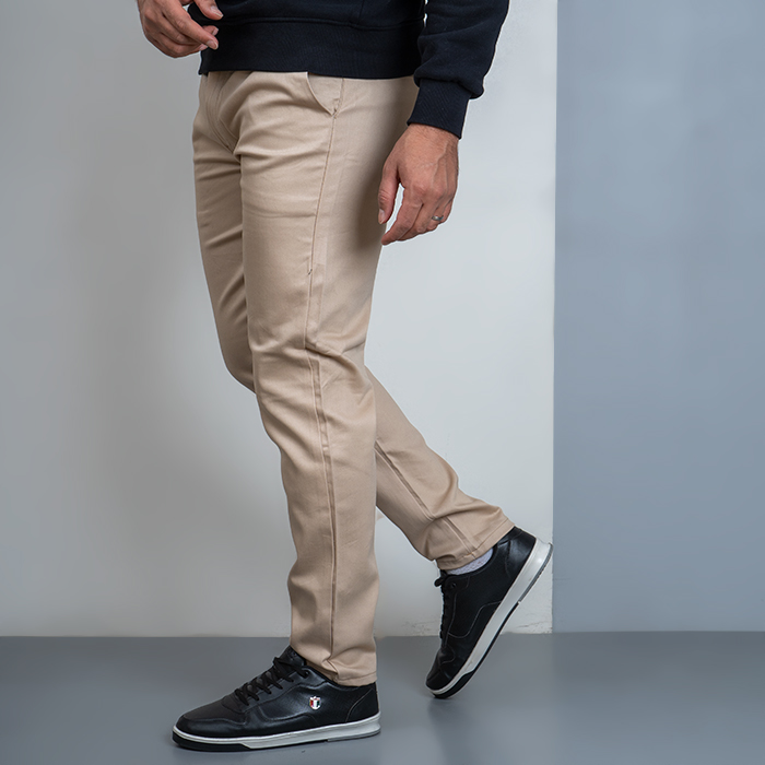 شلوار کتان کرم مردانه مدل Gucci