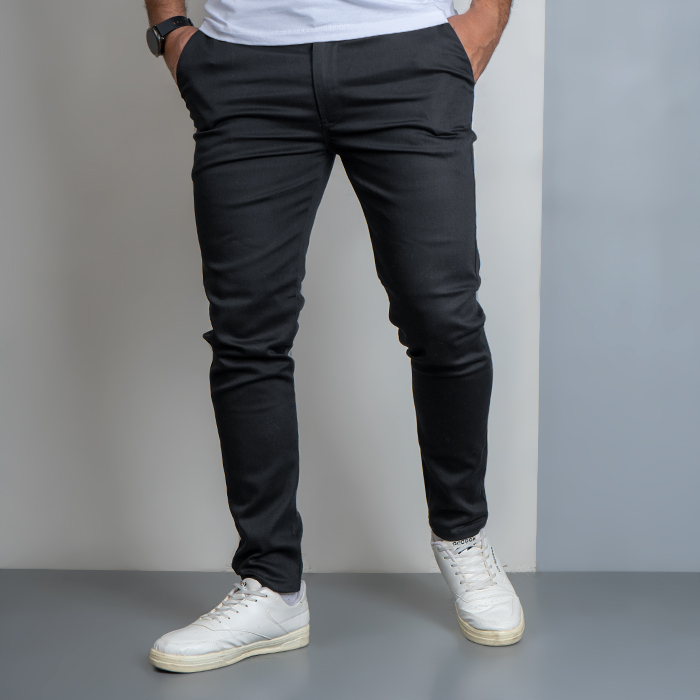 شلوار کتان طوسی مردانه مدل Gucci