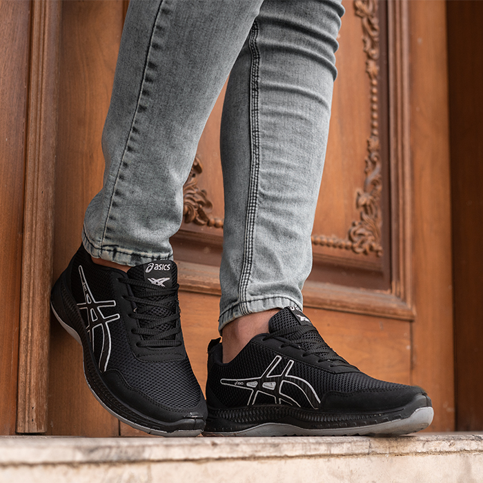 کفش ورزشی Asics مشکی مردانه مدل BARZIN