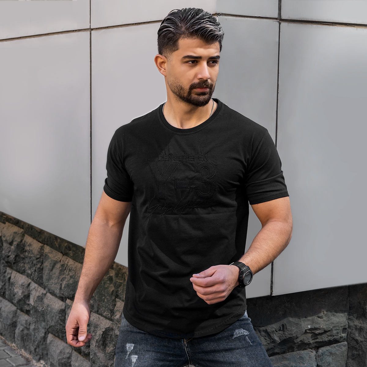 تیشرت Y-3 مشکی مردانه مدل savin