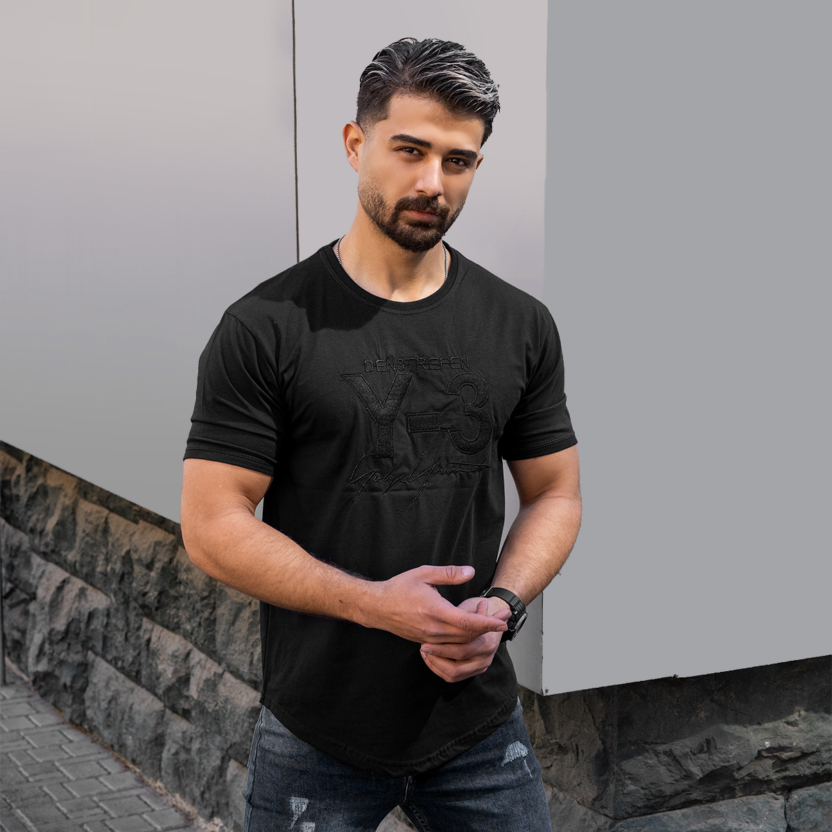 تیشرت Y-3 مشکی مردانه مدل savin