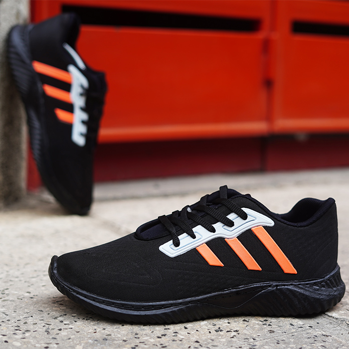 کفش ورزشی آدیداس مردانه(T) مشکی نارنجی مدلbani