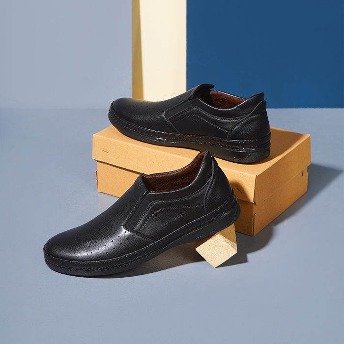 کفش رسمی مردانه مشکی مدل Alborz