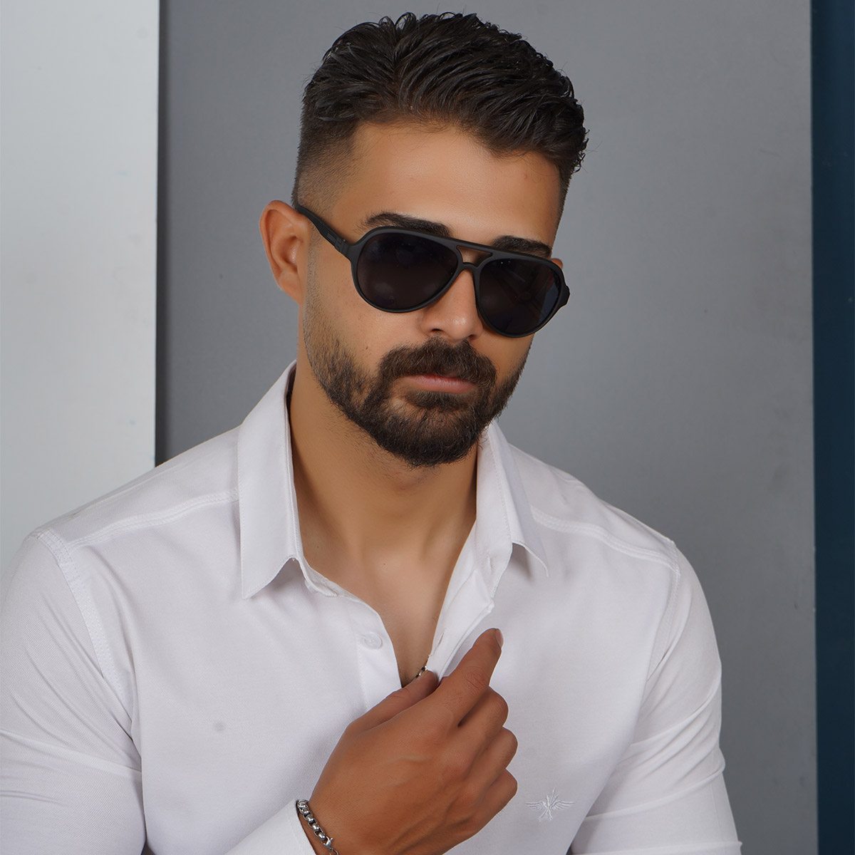 عینک مشکی مردانه مدل Aras