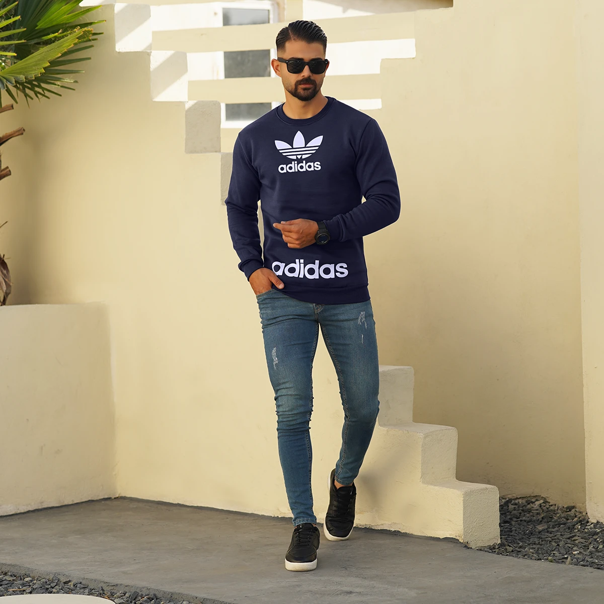 دورس آدیداس سرمه ای مردانه مدل Malon